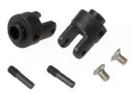 TRAXXAS 4628R DIFFERENTIAL OUTPUT YOKES BLACK (2)